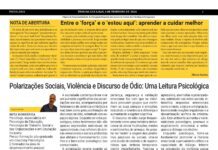 Página da Responsabilidade da Delegação Regional dos Açores da Ordem dos Psicólogos Portugueses