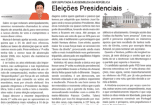 SER DEPUTADA À ASSEMBLEIA DA REPÚBLICA | Eleições Presidenciais