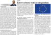 Europa Entre crises reais e respostas políticas