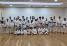 Estágio de Karaté | Quatro dezenas de karatecas participam no Shotokan Ilha Azul