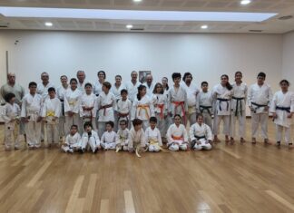 Estágio de Karaté | Quatro dezenas de karatecas participam no Shotokan Ilha Azul