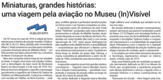 Miniaturas, grandes histórias: uma viagem pela aviação no Museu (In)Visível