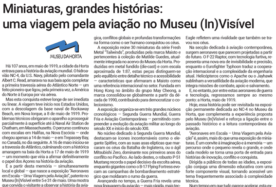 Miniaturas, grandes histórias: uma viagem pela aviação no Museu (In)Visível