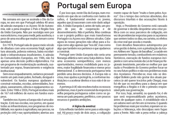 Portugal sem Europa