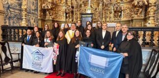 Benção e Queima das Fitas da Universidade Aberta | Evento reuniu 14 estudantes