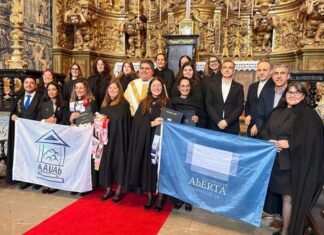 Benção e Queima das Fitas da Universidade Aberta | Evento reuniu 14 estudantes