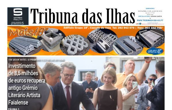 Capa do Tribuna das Ilhas de 10 de julho de 2026