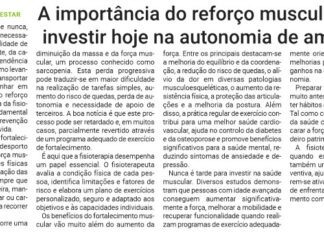 A importância do reforço muscular: investir hoje na autonomia de amanhã