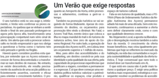 Um Verão que exige respostas