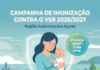 Campanha de Imunização contra o VSR 2026/2027 arranca hoje nos Açores