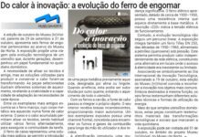 Do calor à inovação: a evolução do ferro de engomar