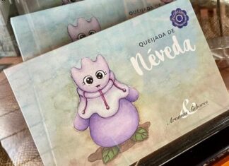 “Queijada da Néveda” ganha caixa ilustrada com a personagem