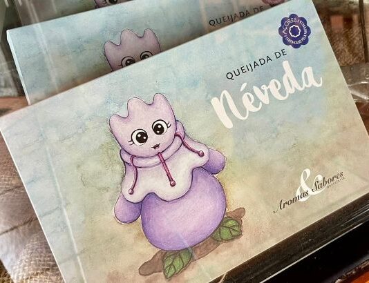 “Queijada da Néveda” ganha caixa ilustrada com a personagem