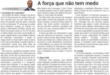 A força que não tem medo