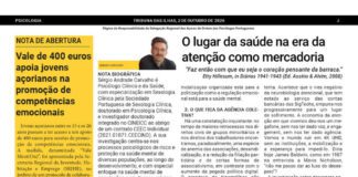 Página da Responsabilidade da Delegação Regional dos Açores da Ordem dos Psicólogos Portugueses